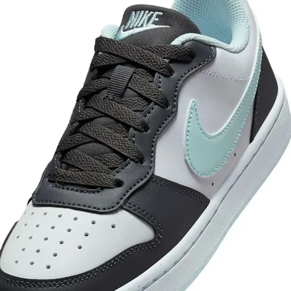 Nike Court Borough Big Kids Shoes, Black Blue White, HQ3258-060, 6.5Y Medium US - Picture 4 of 9